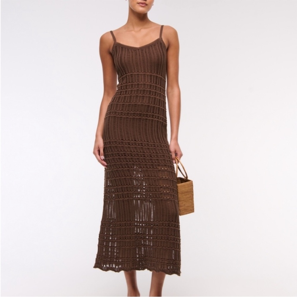 Abercrombie & Fitch Crotchet Maxi Dress